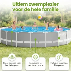 Intex Aufstellpools^prism frame 610x132cm pool – 6-teilig