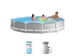 Intex Aufstellpools^prism frame 366x76cm pool – 3-teilig
