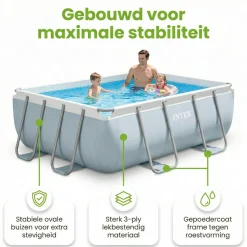 Intex Aufstellpools^prism frame 300x175x80cm pool – 4-teilig