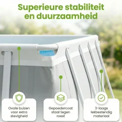 Intex prism frame 610x305x122cm pool – 6-teilig< Aufstellpools