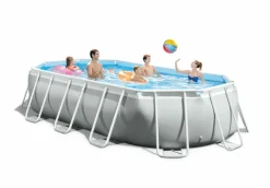 Intex Aufstellpools-Prism Oval 503 x 274 Rahmenpool mit Filter