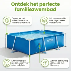 Intex rechteck frame 300x200x75cm pool< Aufstellpools