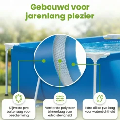 Intex rechteck frame 300x200x75cm pool< Aufstellpools