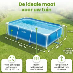 Intex rechteck frame 300x200x75cm pool< Aufstellpools