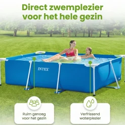 Intex rechteck frame 220x150x60cm pool< Aufstellpools