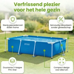 Intex rechteck frame 260x160x65cm pool< Aufstellpools