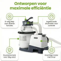 Intex Pool Zubehör-SX1500 4000 l/h Sandfilterpumpe