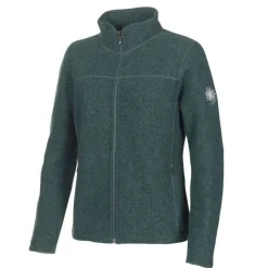 Atlantis Ivanhoe Beata Atlantic Deep blaues Damen-Wollstrickjacke< Fleecejacken & Pullover