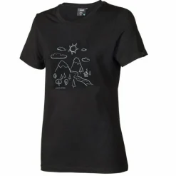Ivanhoe Shirts-Cilla Outdoor T-Shirt Damen - Schwarz