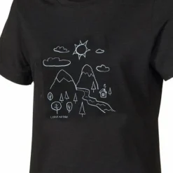 Ivanhoe Shirts-Cilla Outdoor T-Shirt Damen - Schwarz