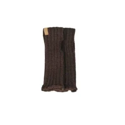 Ivanhoe Handschuhe & Fäustlinge-Coffe Bean gestrickter Wolle Handwärmer