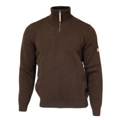 Ivanhoe Fleecejacken & Pullover-Elm Coffee Bean Herren Wollpullover