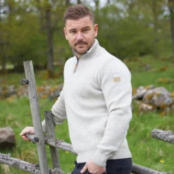 Ivanhoe Fleecejacken & Pullover-Elm Coffee Bean Herren Wollpullover