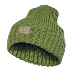 Ivanhoe Mützen-Ipsum Rippenstrickmütze aus Wolle - Green