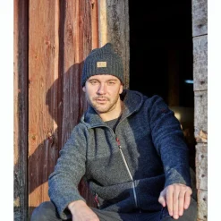 Ivanhoe Ipsum Rippstrickmütze aus Wolle – Meer Grün< Mützen