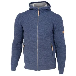 Ivanhoe Morel Hood blaue Herren Jacke< Fleecejacken & Pullover