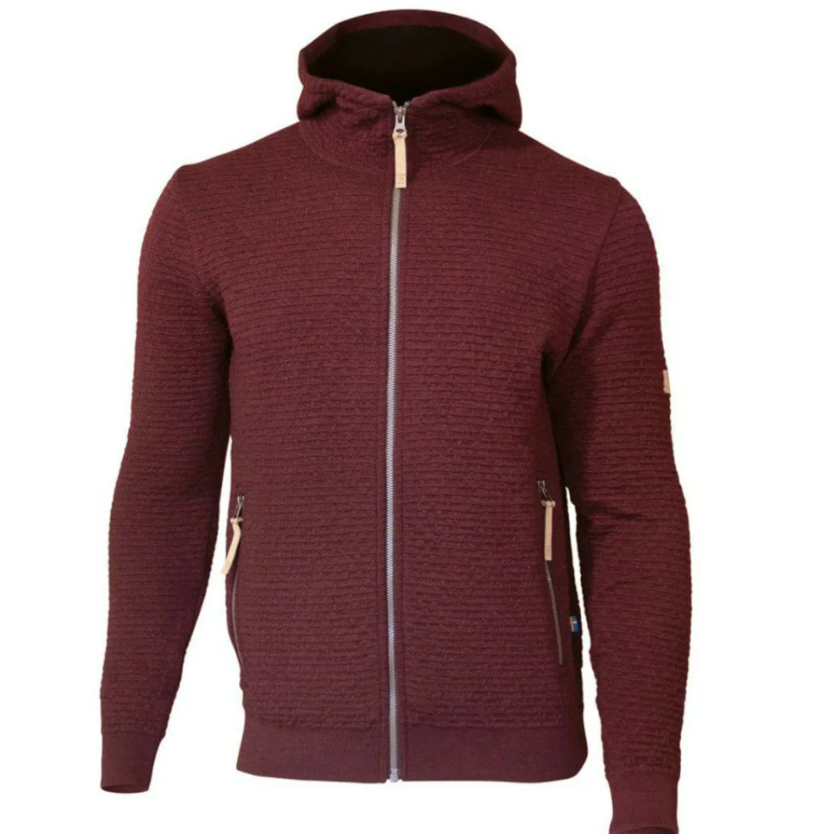 Ivanhoe Morel Hood rotes Herrenweste< Fleecejacken & Pullover