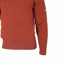 Ivanhoe Moritz Half-Zip Herrenpullover - Rot< Fleecejacken & Pullover