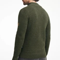 Ivanhoe Moritz Half-Zip Herrenpullover - Rot< Fleecejacken & Pullover