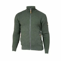 Ivanhoe Fleecejacken & Pullover^Moritz Herrenpullover mit Reißverschluss - Grün