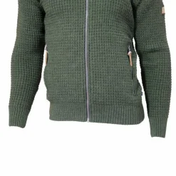 Ivanhoe Fleecejacken & Pullover^Moritz Herrenpullover mit Reißverschluss - Grün