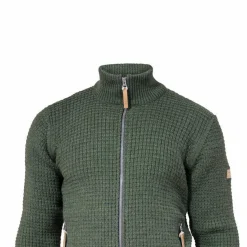 Ivanhoe Fleecejacken & Pullover^Moritz Herrenpullover mit Reißverschluss - Grün