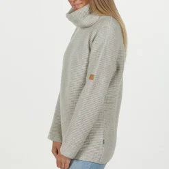Ivanhoe NLS Holly weißer Rollkragenpullover< Fleecejacken & Pullover