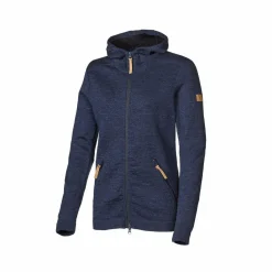 Ivanhoe Vanja Hood Damen Wollweste - Blau< Fleecejacken & Pullover