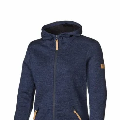 Ivanhoe Vanja Hood Damen Wollweste - Blau< Fleecejacken & Pullover