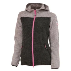 Markenlos Fleecejacken & Pullover^Ivanhoe Zoya Hood Grey Wolle Damen Jacke