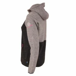 Markenlos Fleecejacken & Pullover^Ivanhoe Zoya Hood Grey Wolle Damen Jacke