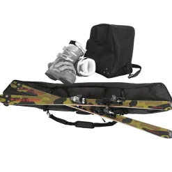 IVOL Wintersport Zubehör-175 cm Ski-/Snowboard- und Skischuhtasche mit Rollen