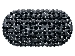 IVOL 68 x 35 cm Rutschfeste Badematte - Black< Badematten