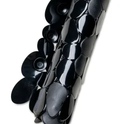 IVOL 68 x 35 cm Rutschfeste Badematte - Black< Badematten
