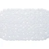 IVOL Badematten-68 x 35 cm Rutschfeste Badematte - White
