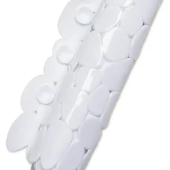 IVOL Badematten-68 x 35 cm Rutschfeste Badematte - White