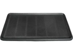 IVOL Sauberlaufmatten^80 x 40 cm schwarze Gummistiefelmatte