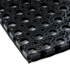 IVOL 100 x 50 cm schwarze Ringmatte< Sauberlaufmatten