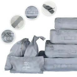 IVOL Packing Cubes^Set mit 7 Packwürfel Koffer-Organizer
