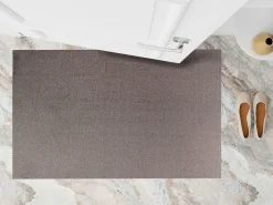 Markenlos Jacks Door Jack 55 x 75 cm Taupe Fußmatte - Set von 2< Sauberlaufmatten