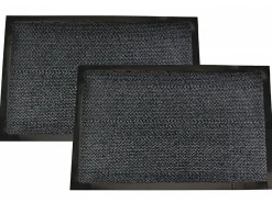 Markenlos Jacks Door Zebra 50 x 80 cm Fußmatte - Set von 2< Sauberlaufmatten