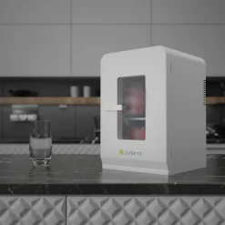 Juskys Kühlschränke-15 Liter Mobiler Mini-Kühlschrank - White