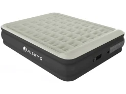 Juskys Sapri L selbstaufblasendes Luftbett – Grey< Luftmatratzen Selbstaufblasend