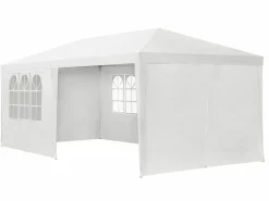 Juskys Partyzelte^3 x 6 Meter Partyzelt mit Seitenwänden - White