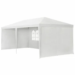 Juskys Partyzelte^3 x 6 Meter Partyzelt mit Seitenwänden - White