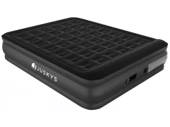 Juskys Luftmatratzen Selbstaufblasend-Sapri L selbstaufblasendes Luftbett – Black