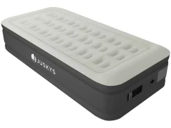 Juskys Luftmatratzen Selbstaufblasend-Sapri M selbstaufblasendes Luftbett – Grey