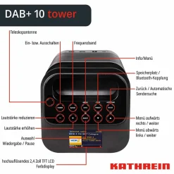 Kathrein DAB+10 tower Radio< Radios
