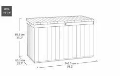 Keter Auflagenboxen^670L Darwin Aufbewahrungsbox - Grau