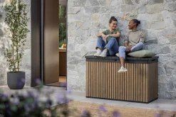 Keter Venetian Aufbewahrungsbox - 670L - 142.5x65.3x89.5cm -< Gartenstuhlauflagen Schutzhüllen|Auflagenboxen